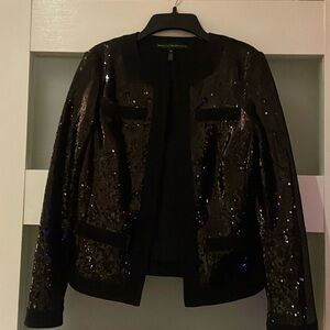 White house black market sequined embellish stylist jacket 00